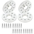 Ocpty 4pcs 5 Lug Hub Centric Wheel Spacers Adapters 10mmx100mm To 5x112mm 57 1mm 14x1 5 Fits For Passat Rabbit Tiguan Phaeton