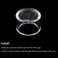 Uxcell 4pcs Pipe End Cap Fitting 32mm 1 26 Clear Acrylic Plug Adapter Fittings For Connecting Water Pipes