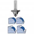 2040b Extra Deep Multi Beading Set 1 In Radius-1 4 Diameter 1 2 Cutting Length And Shank 2-3 8 Overall Carbide Tipped With 