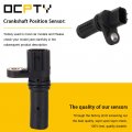 2pcs Engine Crankshaft Position Sensor Fits For 2007-2012 Acura Rdx 2004-2008 Tsx 2003-2007 Honda Accord 2006-2011 Civic