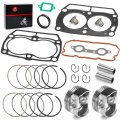 Top End Rebuild Kit Cylinder Gasket Piston W Rings For Polairs Rzr 4 S 800 Ranger 2011-2017