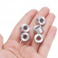 Uxcell 10pcs Aluminum Spacer 4 Bore X 2 Od 5 16 Length Screw Standoff Bushing Plain Finish Round Metal For 1 Id Screws Bolts