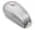 The Pacifica Bobber Raw Steel 2 4 Gallon 9l Motorcycle Gas Fuel Tank