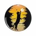 1080 Graphics Cat Looking At Sunset Funny Gifts Key Chain Double Sided Stainless Steel Keychain 