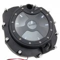 Smt-white Led Engine Clutch Cover See Through Compatible With Kawasaki Zx14r Zzr1400 2006-2013 Black Right B00v2zoqca