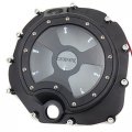 Smt-white Led Engine Clutch Cover See Through Compatible With Kawasaki Zx14r Zzr1400 2006-2013 Black Right B00v2zoqca