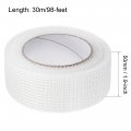 Uxcell Drywall Joint Tape Self-adhesive Fiberglass 1 9-inch X 98-feet Repair Patch Wall Hole Crack Mesh Size 3 5mm