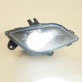 Front Right Full Led Fog Light For 2018 To 2024 Freightliner Cascadia Passenger Side Bumper Lamp Drl Clear Lens Black Housing