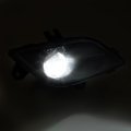 Front Right Full Led Fog Light For 2018 To 2024 Freightliner Cascadia Passenger Side Bumper Lamp Drl Clear Lens Black Housing