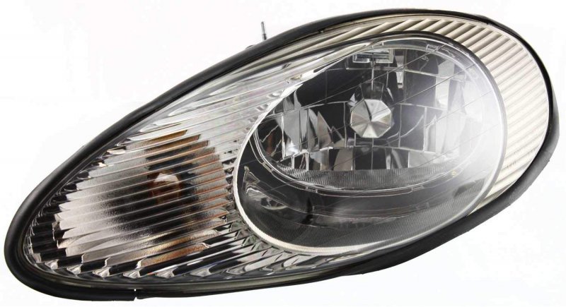 Evan-fischer Headlight Set For 1996-1999 Mercury Sable Left Driver And Right Passenger Side Halogen With Bulb S