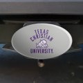 Tcu Horned Frogs Oval Tow Trailer Hitch Cover Plug Insert