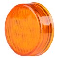 4 Pack 2 5 In 13 Led Round Trailer Side Marker Lights Amber Waterproof Clearance Identification For Trucks Rvs And Atvs 