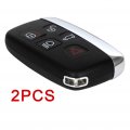 Ocpty 2 Pcs Flip Key Entry Remote Control Uncut Fob Shell Case Replacement For Land Rover Range Sport Lr2 Lr4 Evoque 2012 2013