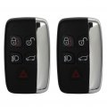Ocpty 2 Pcs Flip Key Entry Remote Control Uncut Fob Shell Case Replacement For Land Rover Range Sport Lr2 Lr4 Evoque 2012 2013