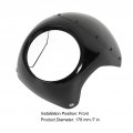 For Seats And Accessories 7in Motorcycle Headlight Fairing Smooth Surface Aging Resistant Universal Fit Round Headlights