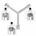 Uxcell Y Type 3 Way Hex Socket Wrench 8mm 9mm 10mm Combination Repair Spanner Tool 3-inch