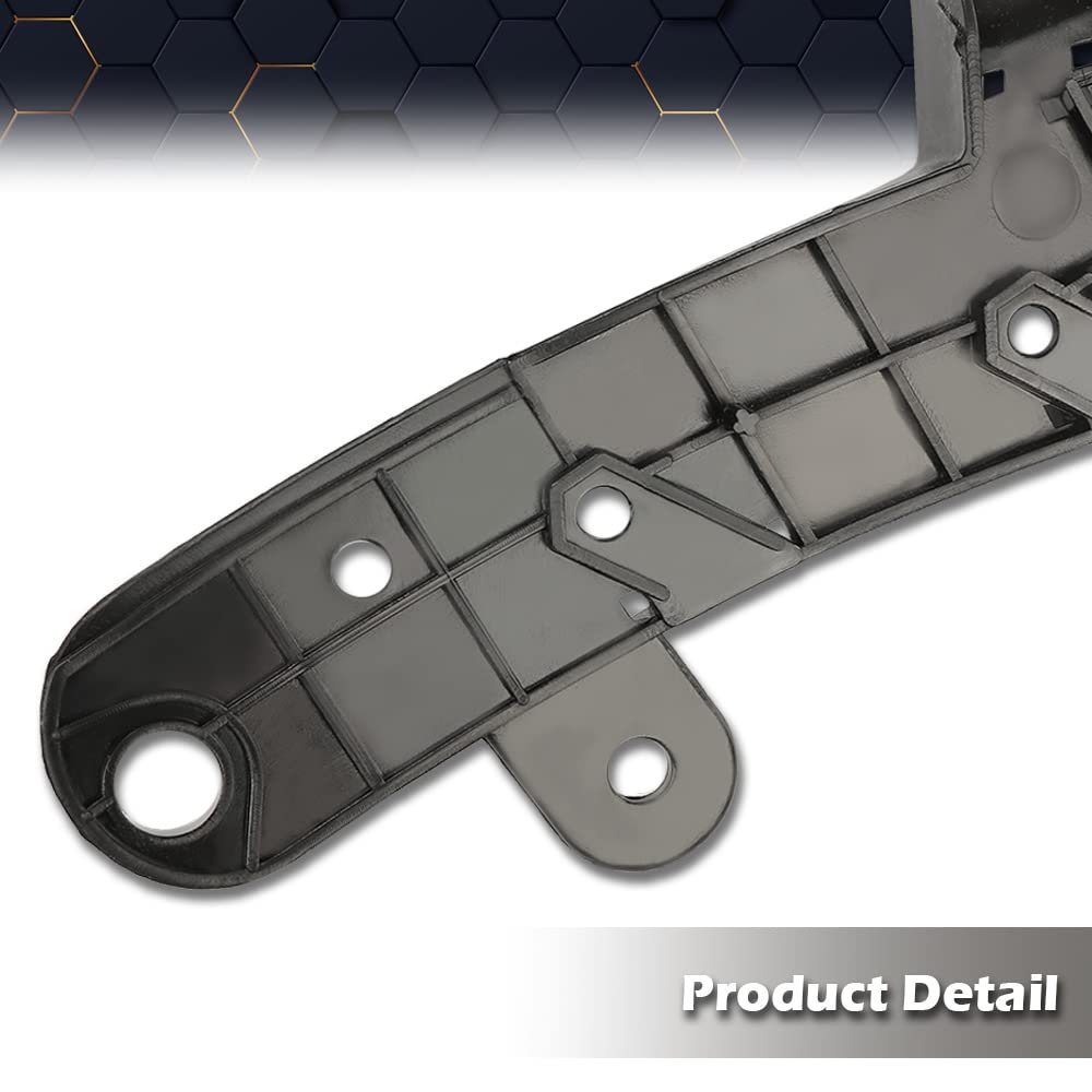 Front Bumper Bracket Retainer For 2013 2014 2015 Nissan Altima Sedan Left And Right Side Pair Black Polypropylene Replacement