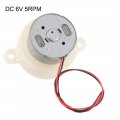 Uxcell Dc 6v 5rpm High Torque Rotary Speed Cylinder Shape Deceleration Reducing Motor 2-wire Connecting
