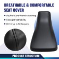 Pvc Leather Seat Cover Black For Honda 2000 2001 2002 2003 2004 2005 2006 Rancher 350