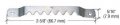 Crl Steel Sawtooth Hangers With Seven Notches And Nails Pack Of 100 By Cr Laurence 