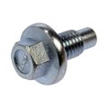 Buick Commercial Chassis 1996 Oil Drain Plug Steel Material Silver 5 8 Bolt Grade Conventional Method Replacement For 12552966 