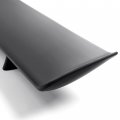 Hecasa Rear Trunk Spoiler Wing Compatible With 1968-1972 Oldsmobile Cutlass 442 Lid Lip Splitter Plastic Abs Painted Black