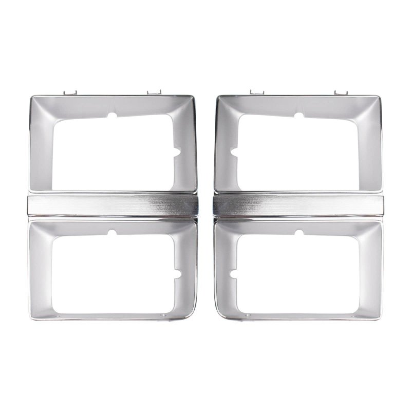 Headlight Bezel Set Fits 81-82 Chevrolet K10 20 30 Blazer C K1500 2500 3500