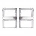 Headlight Bezel Set Fits 81-82 Chevrolet K10 20 30 Blazer C K1500 2500 3500 