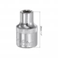 Uxcell 2pcs 3 8-inch Drive 6mm Cr-v 6-point Shallow Socket
