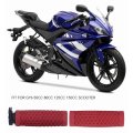 Handle Grips Fit For Gy6 Scooter Motorcycle 22mm Handlebar Throttle Silicone Red