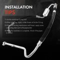 A-premium A C Suction And Discharge Line Hose Assembly Compatible With Ford Expedition 2005-2006 V8 5 4l