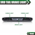 G-plus Led Third Brake Light Compatible With 07-14 Chevy Silverado Gmc Sierra 3rd Bar Cargo Type X Smokya Lensa Black Housinga