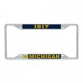 University Of Michigan License Plate Frame Wolverines Um U M Go Blue Hail Metal For Front Or Back Car Officially Licensed Year