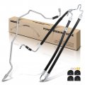 A-premium Power Steering Hose Pressure Line Assembly Compatible With Bmw 525i 530i 2006-2007 528i 2008-2010 Xdrive 2010 2 5l 3