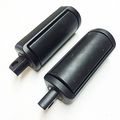 Wing Skull Zombie Shape Foot Pegs For H D Male Mount Style Supports Billet Aluminum And Rubber Black 