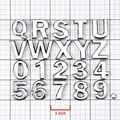 Metal Emblem Decal Logo Trim Badge Text Lettering Y Silver