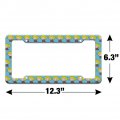 Superman Supergirl Cute Chibi Character License Plate Tag Frame