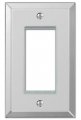 Amerelle 66r Mirror Single Rocker Wallplate In Clear 1 