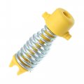 Uxcell Av617a600ca Brake Clutch Pedal Controls Spring For Focus C-max Transit Connect Turnier Kuga Yellow Silver Tone