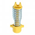 Uxcell Av617a600ca Brake Clutch Pedal Controls Spring For Focus C-max Transit Connect Turnier Kuga Yellow Silver Tone