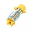 Uxcell Av617a600ca Brake Clutch Pedal Controls Spring For Focus C-max Transit Connect Turnier Kuga Yellow Silver Tone