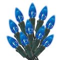 Noma Inmliten-import 47716-88a 70 Count Blue C3 Led Light Set Green Wire W 3 Spacing 