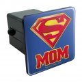 Superman Super Mom Shield Logo Tow Trailer Hitch Cover Plug Insert