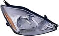 Passenger Side Headlight Assembly For Toyota Sienna 2004 2005 Halogen Light Source Clear Plastic Lens Model 312-1168r-as 