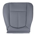 Front Driver Side Bottom Replacement Leather Seat Cover Gray For Ford F150 Lariat 2009 2010 2011 2012 2013 2014 