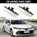 X Autohaux 2pcs Led License Plate Light Car Number Lamp Replacement White For Lexus Is Es Gs Rx Toyota Camry