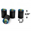 Looney Tunes Marvin The Martian Tire Rim Wheel Aluminum Valve Stem Caps