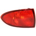 Outer Tail Light Assembly For Chevy Cavalier 2000 2001 2002 Driver Side Coupe Convertible Sedan Red Lens Halogen Part 