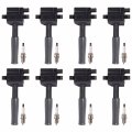 Ena Set Of 8 Ignition Coil Pack With Platinum Spark Plug For Jaguar Vanden Plas Xj8 Xjr Xk8 Xkr 4 0l V8 1999 2000 2001 2002 