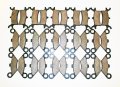 Front And Rear Brake Pads For 2004 Polaris 700 Sportsman 4x4 Semi Metallic Compound General Use Riding 
